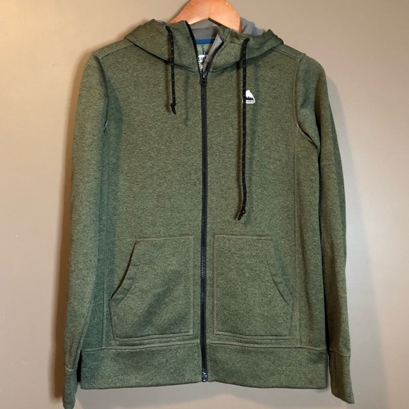 Burton Other - Burton olive green zip up sweater